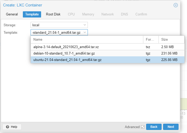 Ubuntu Image Auswählen